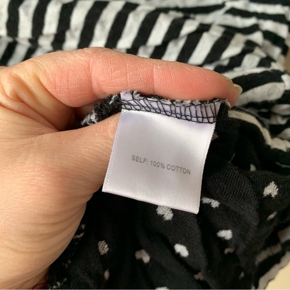 Jane and Delancey Striped long sleeve textured top - Picture 4 of 7